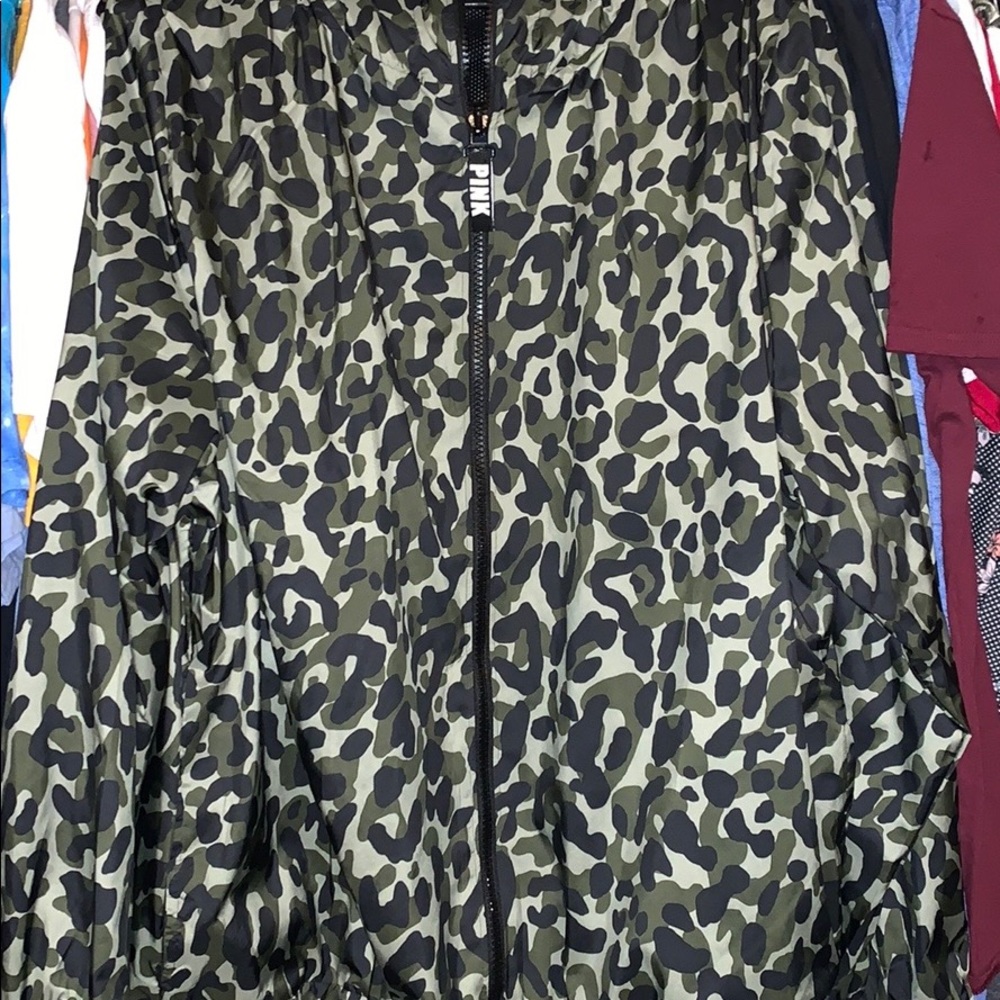 Pink Camo Rain Jacket